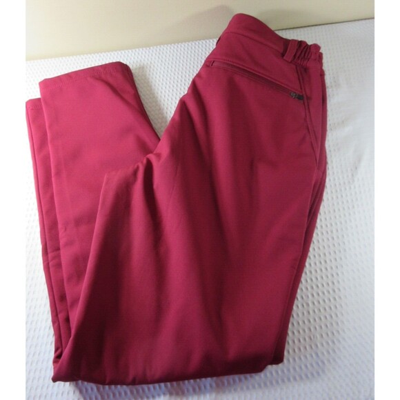 NEW TSLA Winter Snow Pants Womens Med Burgundy Waterproof (AS IS ) - Picture 3 of 13